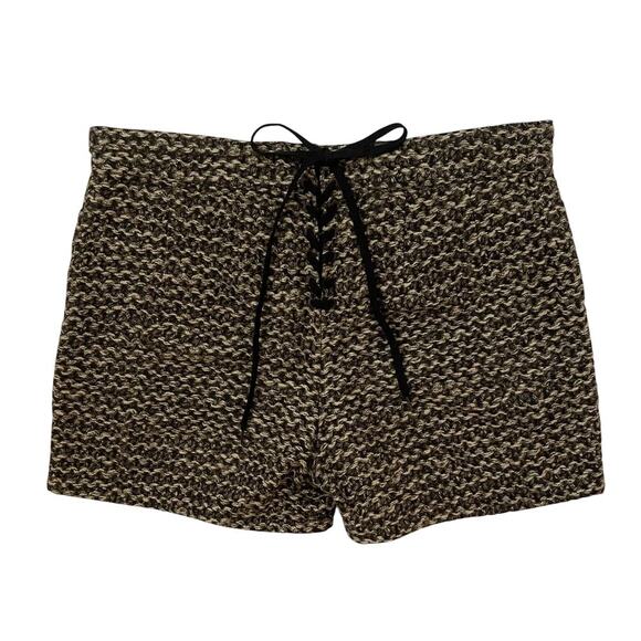 Mihara Yasuhiro Tweed Shorts - Hot Pants - Sailor - Brown Cream Black - Size 2/4 - Picture 2 of 4
